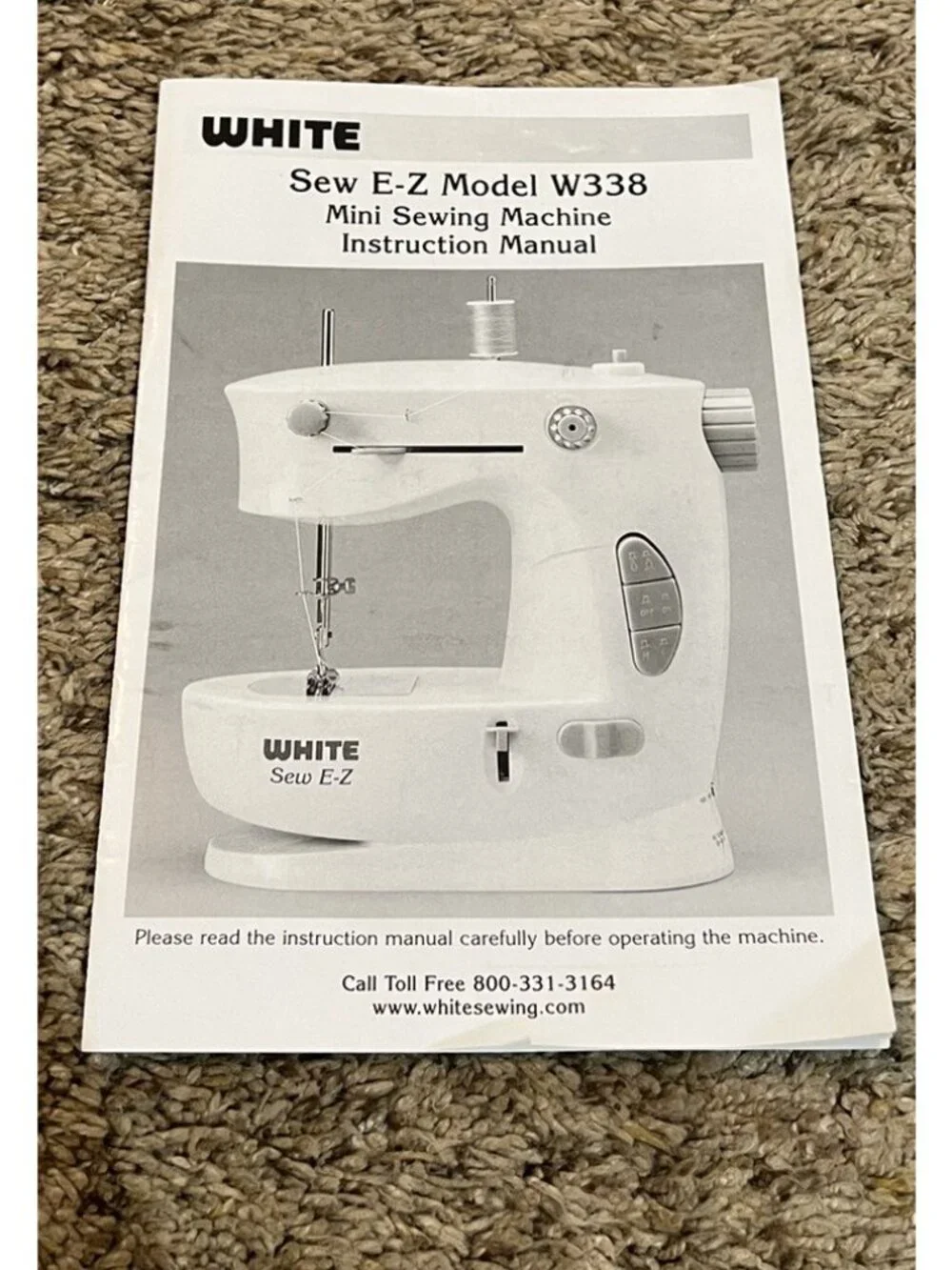 White Sew E-Z Model W338L this white